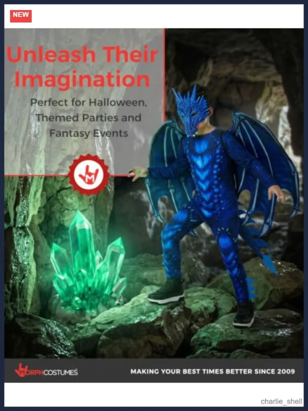 Kids Dragon Costume Wings Mask Tail Boys Halloween Pretend Play